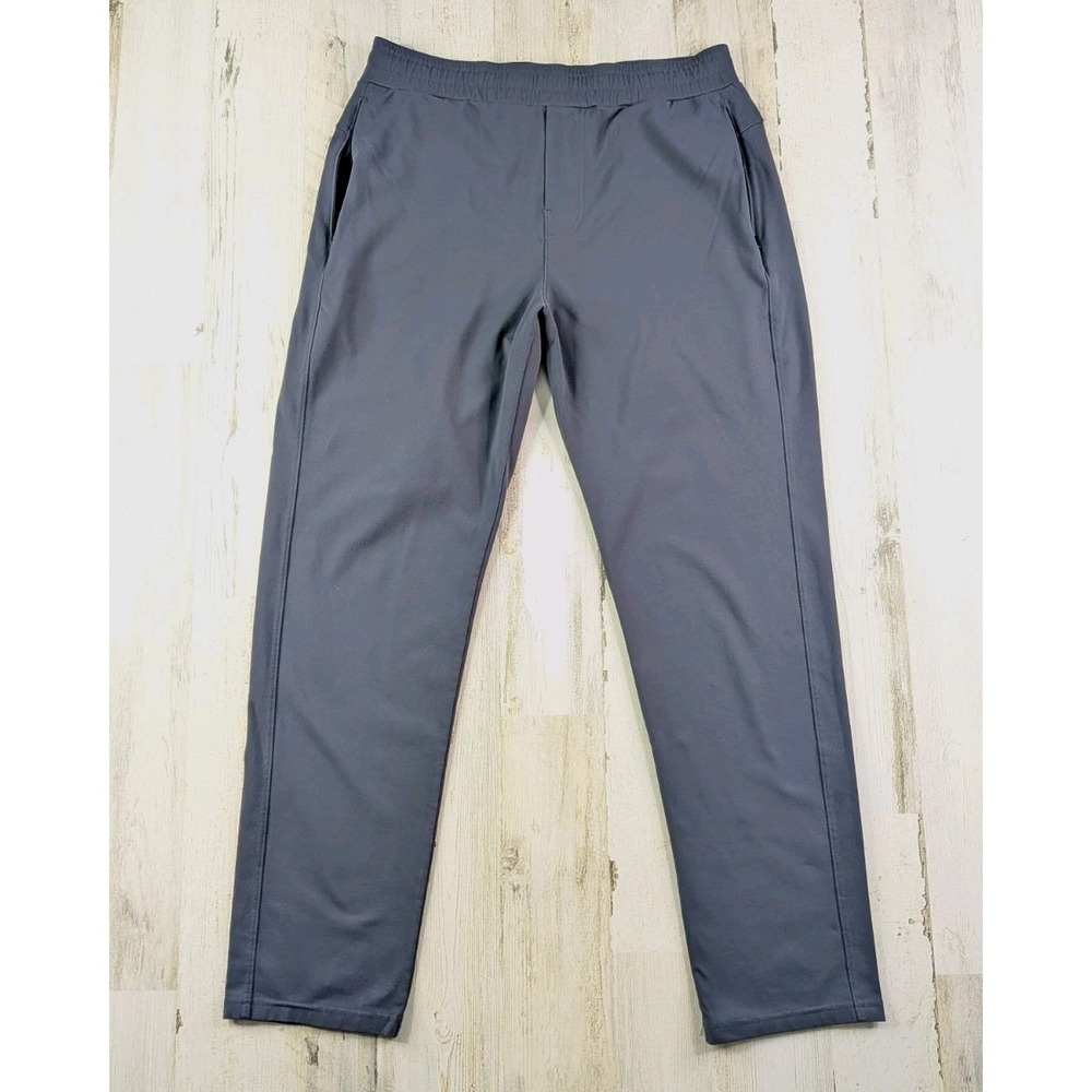 Public Rec Mens Gamechanger Pants 34x29 Blueish Stone Gray Tapered Sweats